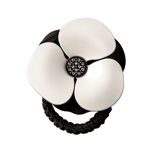 Black & White Camellia ponywrap