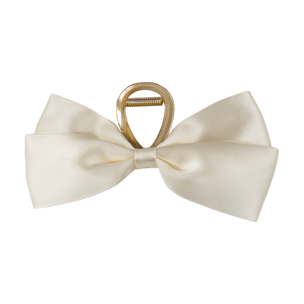 Pinza lazo raso blanco