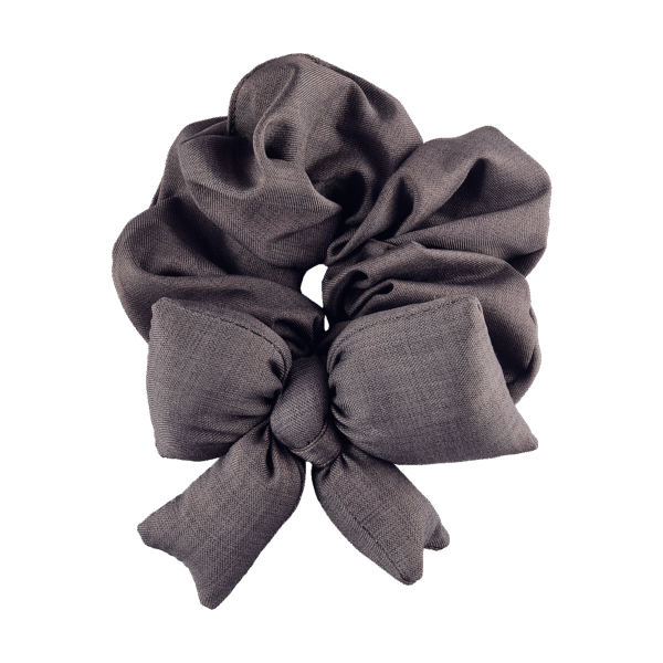 Scrunchie lazo marron