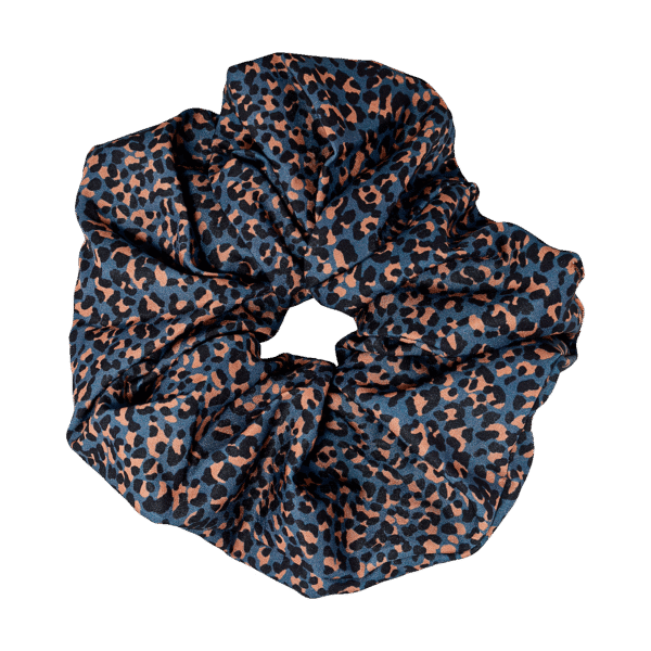 Scrunchie leopard blue